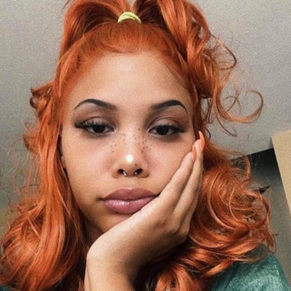 - COPPER 14” SHORT BODY WAVY lace front wig *NEW*